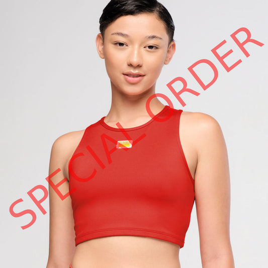 Zumba Explore High Neck Crop Tank