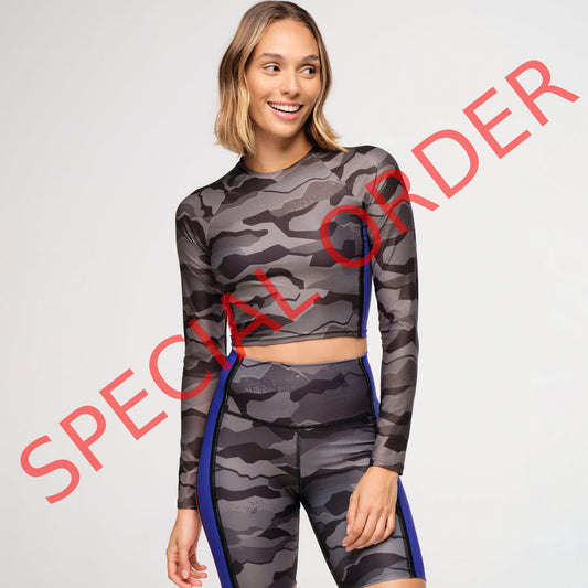 Zumba Explore Long Sleeve Crew Neck Top